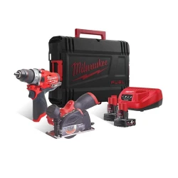 Set scule cu acumulator Milwaukee M12FPP2F-402X flexmag.md