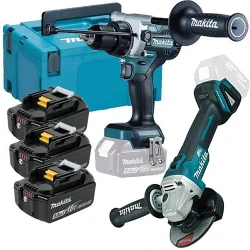 Набор электроинструментов Makita DHP486+DGA506 DLX2434TJ flexmag.md