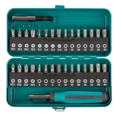 Set surubelinita cu biti Wolfcraft 1388000 flexmag.md