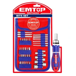 Set șurubelinițe Emtop EBST04302 flexmag.md