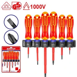 Set șurubelinițe Emtop ESSTJS061 flexmag.md