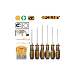 Набор отверток Ingco HGTST0608 flexmag.md