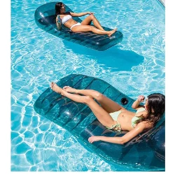Шезлонг надувной для купания с подстаканником Intex 56875 flexmag.md