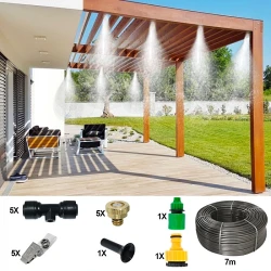 Sistem de racire terasa cu vapori de apa Demetra 7m-5d flexmag.md