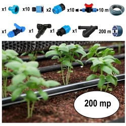 Sistem irigare prin picurare pentru grădină Demetra 200 mp flexmag.md