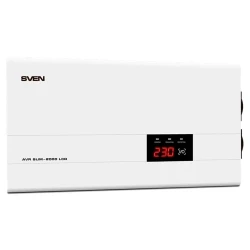 Stabilizator de Tensiune SVEN SLIM AVR-2000 LCD, 2000VA flexmag.md