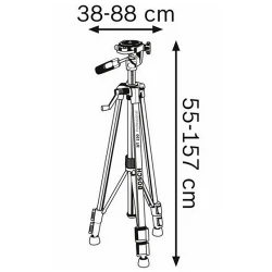 Stativ pentru laser Bosch BT 150 flexmag.md
