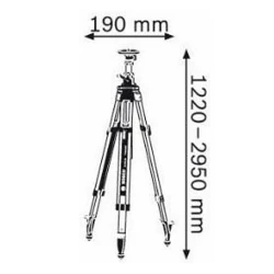 Stativ pentru laser Bosch BT300HD flexmag.md