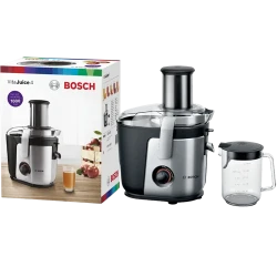 Соковыжималка для фруктов и овощей Bosch MES4000, Черный - Нержавеющая сталь flexmag.md