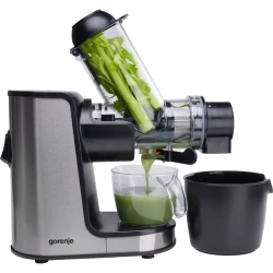 Соковыжималка для фруктов и овощей Gorenje JC200BE, серо-черная flexmag.md
