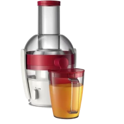 Соковыжималка Philips HR1855-90 для фруктов и овощей, бело-красная flexmag.md
