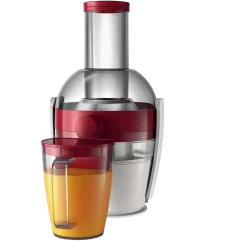 Соковыжималка Philips HR1855-90 для фруктов и овощей, бело-красная flexmag.md