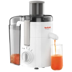 Соковыжималка для фруктов и овощей Tefal ZE370138, белая flexmag.md