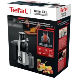 Соковыжималка для овощей и фруктов Tefal ZE660D10, черная flexmag.md