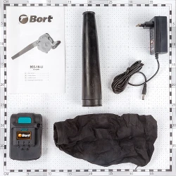 Suflanta-aspirator de frunze pe acumulator Bort BSS-18-LI flexmag.md