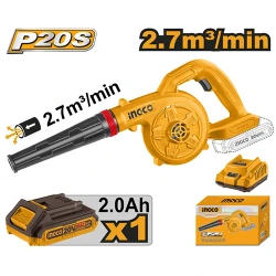 Suflanta de frunza pe acumulator Ingco CABLI200281 flexmag.md