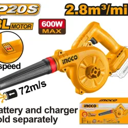 Suflanta de frunze pe acumulator Ingco CABLI2068 flexmag.md