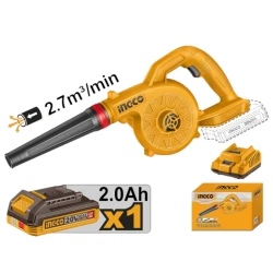 Suflanta de frunze pe acumulator Ingco CABLI20781 (1 acumulator) flexmag.md