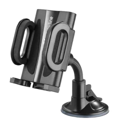 Suport Auto Cellularline Hug Flexi - Universal, Negru flexmag.md