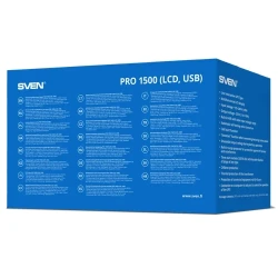 Sursa de alimentare neintreruptibila SVEN Pro 1500 LCD flexmag.md