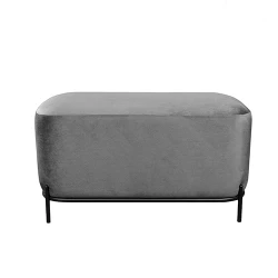Taburet Deco Hippo Double Grey flexmag.md