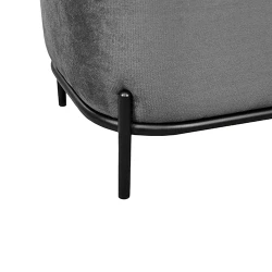 Taburet Deco Hippo Double Grey flexmag.md