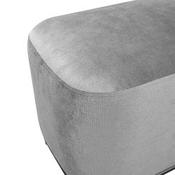 Taburet Deco Hippo Double Grey flexmag.md
