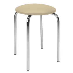 Табурет Deco Chico Chrome V-18 бежевый flexmag.md