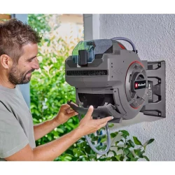 Tambur cu furtun pe perete pe acumulator Einhell GE-HR 18/30-1 WH Li-Solo (41.737.74) flexmag.md