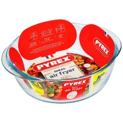 Tava de copt Pyrex 208B100 AirFryer Transparent flexmag.md