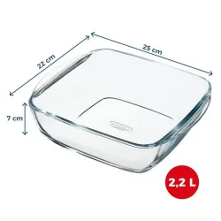 Tava de copt Pyrex 212B100 AirFryer Transparent flexmag.md