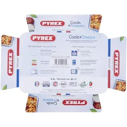 Tava de copt Pyrex 241P000 Cook&Freez Transparent flexmag.md