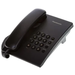 Telefon cu fir Panasonic KX-TS2350, Negru flexmag.md