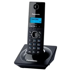Telefon DECT Panasonic KX-TG1711, Negru flexmag.md