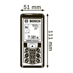 Телеметр с лазером Bosch GLM 80 flexmag.md