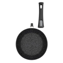 Tigaie adanca RESTO 93013, 26cm, Negru flexmag.md