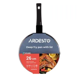 Tigaie Ardesto AR1926GMG Gemini Gourmet Andria Negru flexmag.md