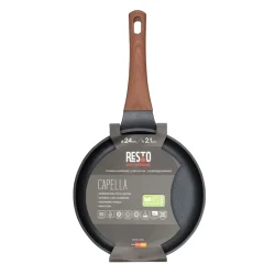 Tigaie pentru clatite RESTO 93512, 24 cm, Negru flexmag.md