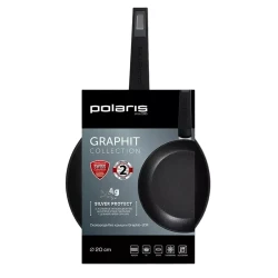 Tigaie Polaris Graphit-20F, 20cm, Grafit flexmag.md