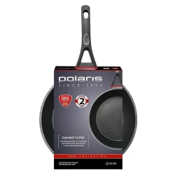 Tigaie Polaris PRO collection-24FP, 24cm, Negru flexmag.md