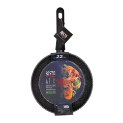 Tigaie RESTO 93401, 22cm, Negru flexmag.md