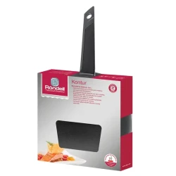 Tigaie WOK Rondell RDA-1489, 3,4L, 28cm, Negru flexmag.md