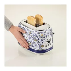 Toaster Ardesto Capri Alb - Albastru flexmag.md