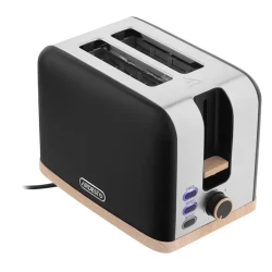Toaster Ardesto T-F420BWD, Negru - Otel inoxidabil flexmag.md