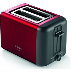 Toaster Bosch DesignLine TAT3P424, Rosu flexmag.md