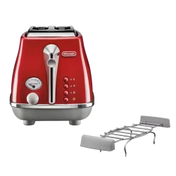 Тостер DeLonghi CTOC 2103 R, Tokyo Red flexmag.md