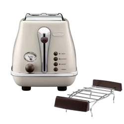 Тостер DeLonghi CTOV 2103 BG, Бежевый flexmag.md