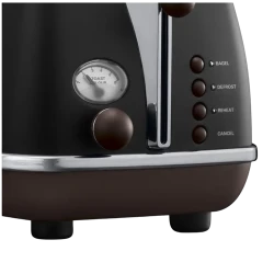 Toaster DeLonghi CTOV 2103 BK, Icona Vintage flexmag.md