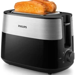Тостер PHILIPS Daily Collection HD2516-90, черный flexmag.md