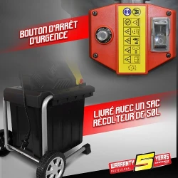 Tocator de frunze si crengi Gardeo GBV2502LW flexmag.md